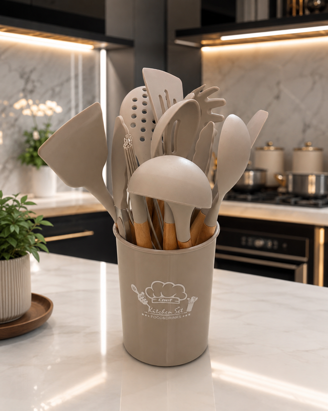 سرویس کفگیرملاقه ۱۲ پارچه kitchen set